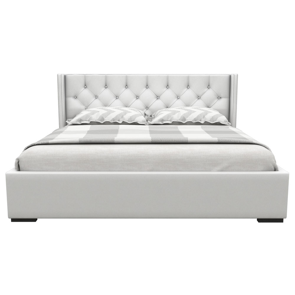 Daisy White Bed -King size